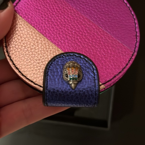 Kurt Geiger Leather Mirror Key Charm Ring ❤️NEW❤️ - Picture 3 of 5